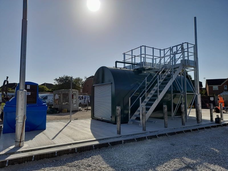 Commercial Fuel Tank Installation