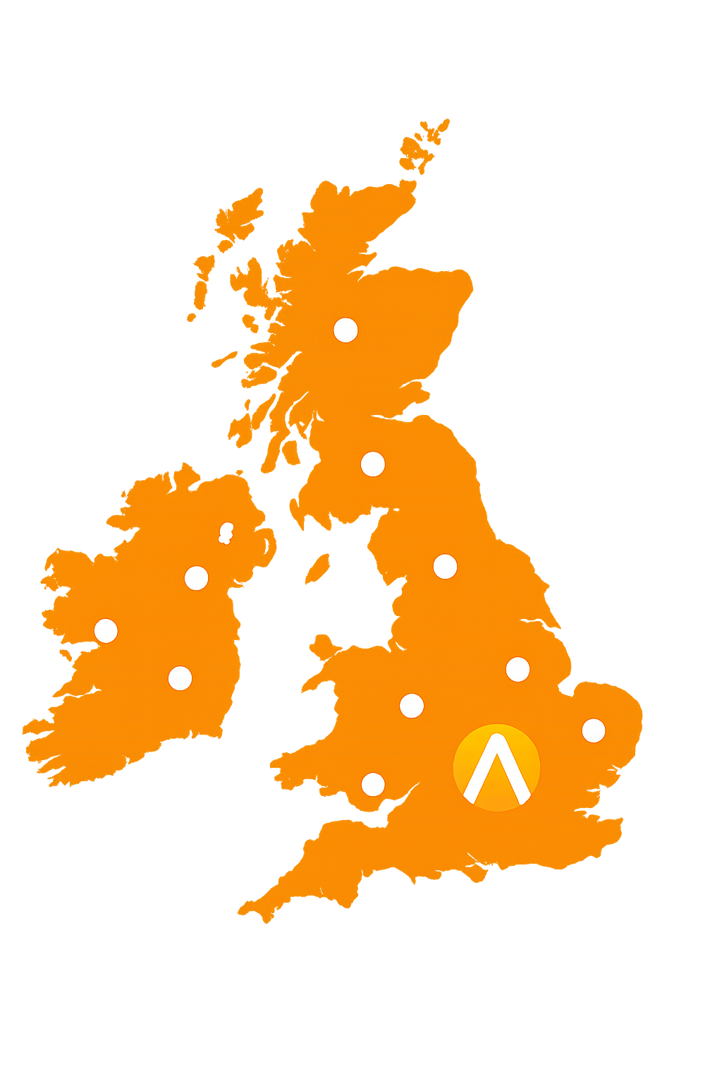 UK Fuel Delivery Coverage Map